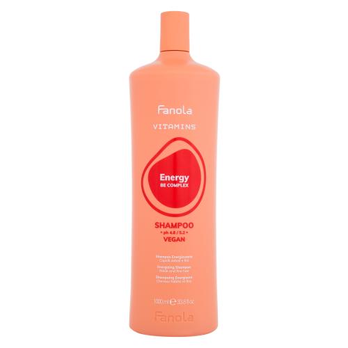 Fanola Vitamins Energy Shampoo 1000 ml energizujúci šampón na jemné a oslabené vlasy pre ženy