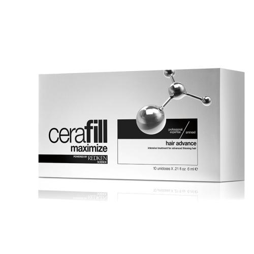 Redken Cerafill Maximize Hair Advance 10x6 ml intenzívna vlasová kúra proti rednutiu vlasov pre ženy