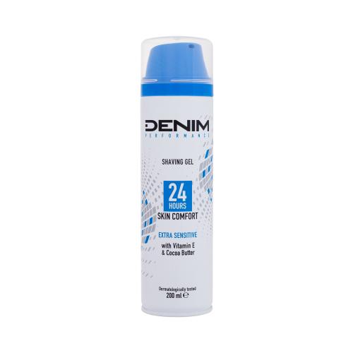 Denim Performance Extra Sensitive Shaving Gel 200 ml gél na holenie pre citlivú pleť pre mužov
