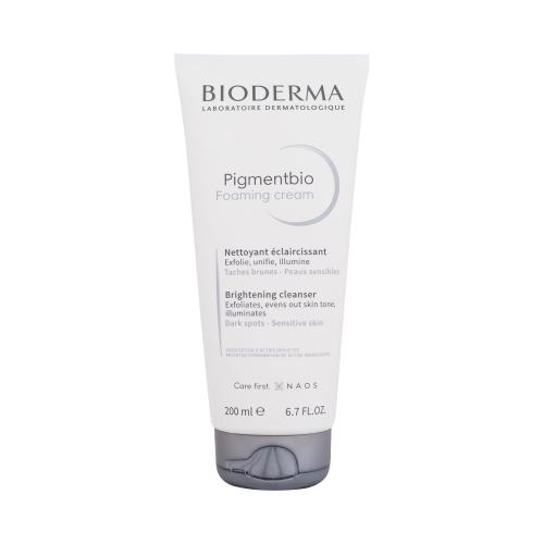 BIODERMA Pigmentbio Foaming Cream 200 ml rozjasňujúci čistiaci krém proti pigmentovým škvrnám pre ženy