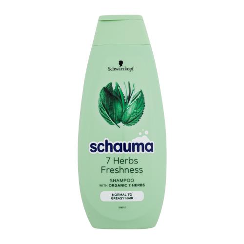 Schwarzkopf Schauma 7 Herbs Freshness Shampoo 400 ml osviežujúci šampón s bylinkami pre ženy