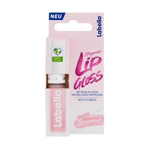 Labello Pflegender Lip Gloss 5,5 ml ošetrujúci olej na pery pre ženy Transparent