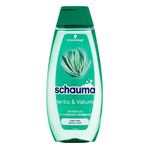 Schwarzkopf Schauma Herbs  Volume Shampoo 400 ml objemový šampón s rozmarínom pre ženy