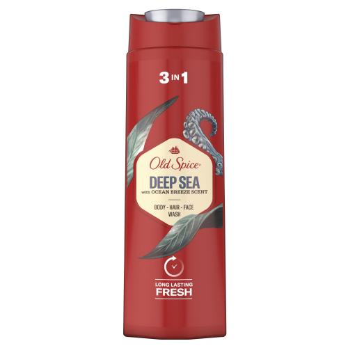 Old Spice Deep Sea 400 ml sprchový gél na telo, vlasy a tvár pre mužov