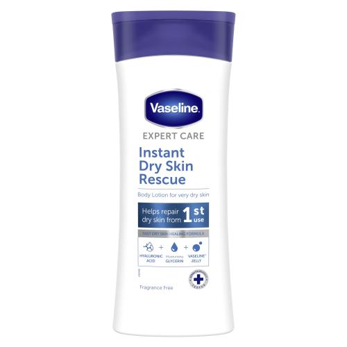 Vaseline Expert Care Instant Dry Skin Rescue 400 ml obnovujúce telové mlieko na veľmi suchú pokožku pre ženy