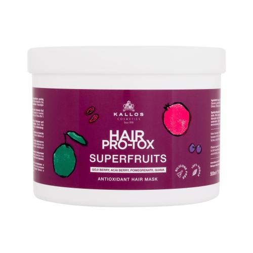 Kallos Cosmetics Hair Pro-Tox Superfruits Antioxidant Hair Mask 500 ml posilňujúca maska na vlasy pre ženy