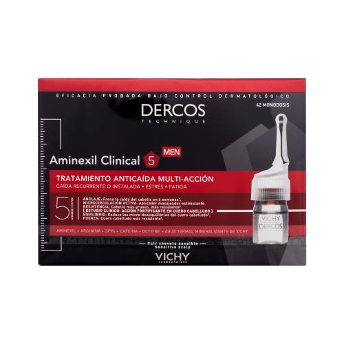 Vichy Dercos Aminexil Clinical 5 42x6 ml komplexná starostlivosť proti vypadávaniu vlasov pre mužov