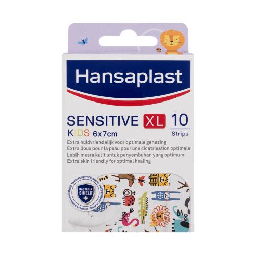 Hansaplast Sensitive Kids XL Plaster náplasti 6 x 7 cm pre deti 10 ks náplastí