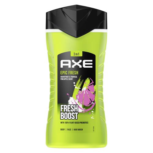 Axe Epic Fresh 3in1 250 ml sprchovací gél s vôňou tropického ovocia pre mužov