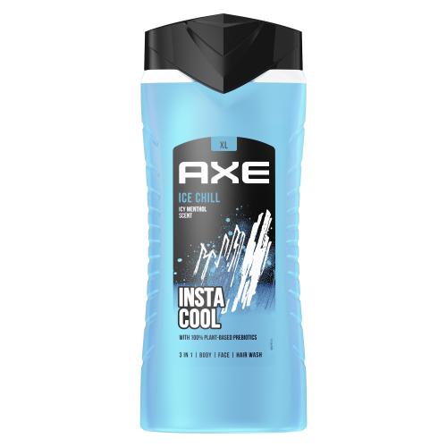 Axe Ice Chill 3in1 400 ml sprchovací gél s vôňou citróna a mäty pre mužov