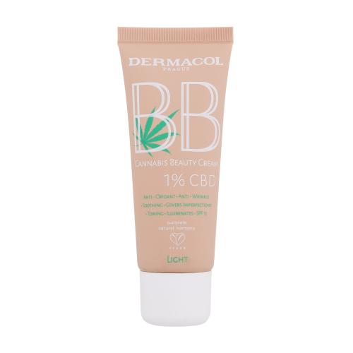 Dermacol BB Cream Cannabis Beauty Cream SPF15 30 ml bb krém pre ženy 1 Light