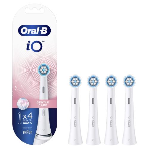 Oral-B iO Gentle Care White náhradné hlavice na elektrickú zubnú kefku unisex 4 ks náhradných hlavíc
