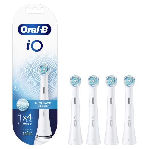 Oral-B iO Ultimate Clean White náhradné hlavice na elektrickú zubnú kefku unisex 4 ks náhradných hlavíc