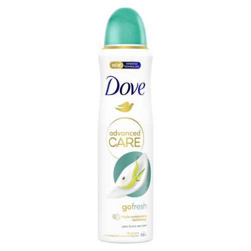 Dove Advanced Care Go Fresh Pear  Aloe Vera 72h 150 ml antiperspirant s vôňou hrušky a aloe vera pre ženy