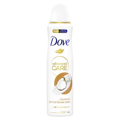 Dove Advanced Care Coconut  Jasmine 72h 150 ml antiperspirant s vôňou kokosu a jazmínu pre ženy