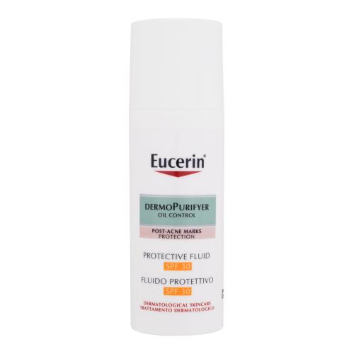 Eucerin DermoPurifyer Oil Control Protective Fluid SPF30 50 ml ochranný denný pleťový krém proti hyperpigmentácii a akné pre ženy