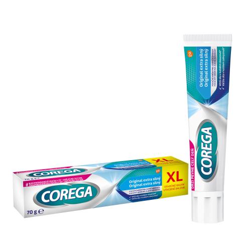 Corega Original Extra Strong 70 g extra silný fixačný krém na zubnú náhradu unisex