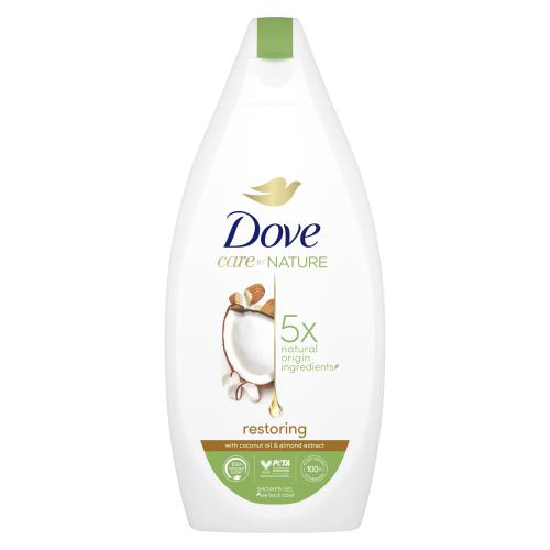 Dove Care By Nature Restoring Shower Gel 400 ml vyživujúci, hydratačný a obnovujúci sprchovací gél pre ženy