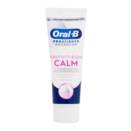 Oral-B Sensitivity  Gum Calm Gentle Whitening 75 ml zubná pasta na úľavu od bolesti citlivých zubov a upokojenie ďasien unisex