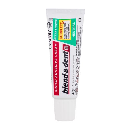 Blend-a-dent Extra Strong Neutral Super Adhesive Cream 47 g fixačný krém na zubnú náhradu unisex