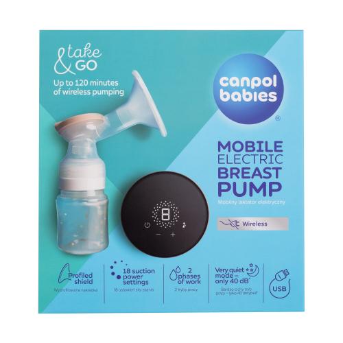 Canpol babies Take  Go Mobile Electric Breast Pump 1 ks elektrická odsávačka mlieka pre ženy