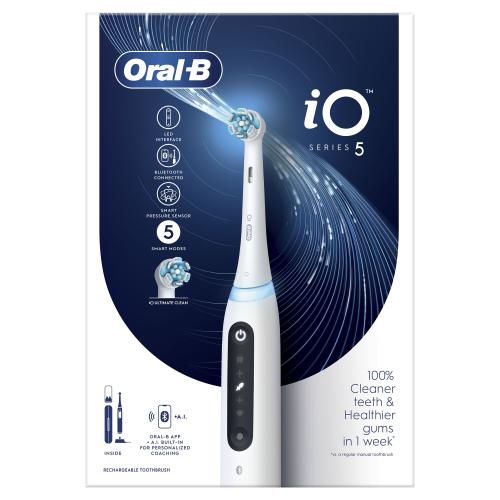 Oral-B iO Series 5 White 1 ks elektrická zubná kefka unisex