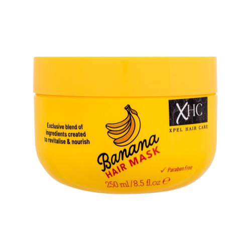 Xpel Banana Hair Mask 250 ml revitalizačná a vyživujúca maska na vlasy s vôňou banánov pre ženy