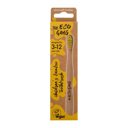 Xpel The Eco Gang Toothbrush Yellow 1 ks ekologická zubná kefka na rastlinnej báze pre deti