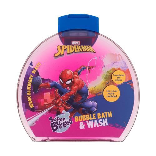 Marvel Spiderman Bubble Bath  Wash 300 ml pena do kúpeľa s vôňou čučoriedok pre deti