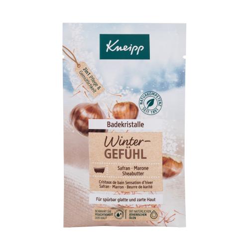 Kneipp Winter Feeling Saffron, Chestnut and Shea Butter 60 g kúpeľová soľ pre ženy