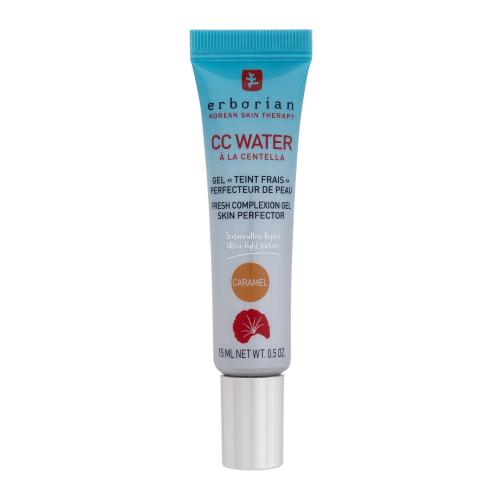 Erborian CC Water Fresh Complexion Gel Skin Perfector 15 ml ošetrujúci cc krém pre svieži vzhľad pre ženy Caramel