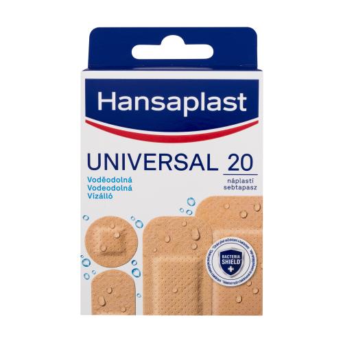 Hansaplast Universal Waterproof Plaster vodotesné náplasti unisex 20 ks náplastí