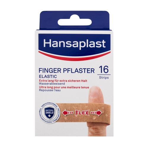 Hansaplast Finger Strips Elastic vodotesné náplasti na prsty unisex 16 ks náplastí