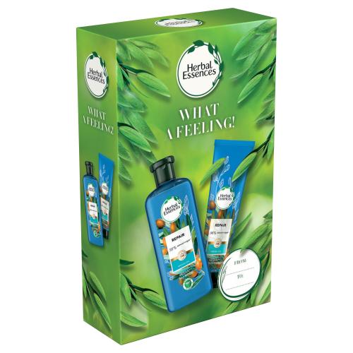 Herbal Essences Repair Argan Oil Shampoo darčeková kazeta pre ženy šampón Repair Argan Oil 400 ml  kondicionér Repair Argan Oil 275 ml
