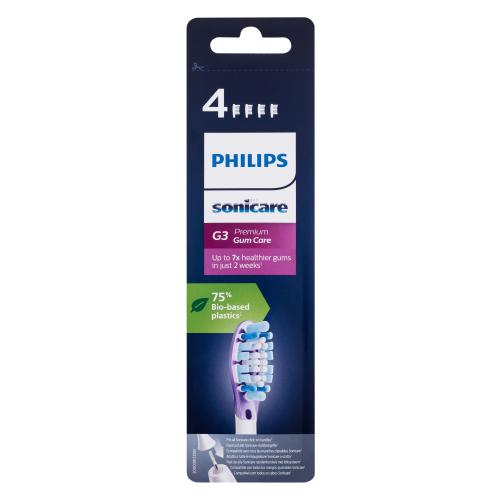 Philips Sonicare G3 Premium Gum Care HX904433 náhradná hlavica na sonickú elektrickú zubnú kefku unisex náhradné hlavice Sonicare G3 Premium Gum Care 4 ks