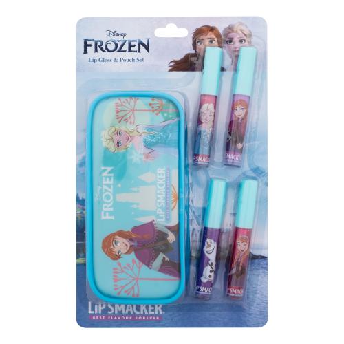 Lip Smacker Disney Frozen Lip Gloss  Pouch Set darčeková kazeta pre deti lesk na pery 4 x 6 ml  kozmetická taštička