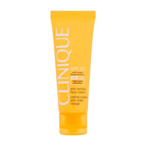 Clinique Sun Care Anti-Wrinkle Face Cream SPF30 50 ml opaľovací krém na tvár proti starnutiu pre ženy