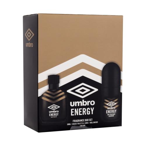 UMBRO Energy darčeková kazeta pre mužov toaletná voda 30 ml  antiperspirant 50 ml