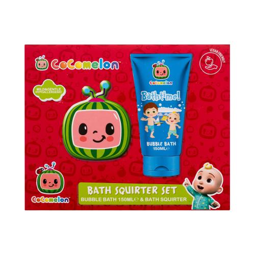 Cocomelon Bath Squirter Duo Set darčeková kazeta pre deti pena do kúpeľa Bathtime! Bubble Bath 150 ml  hračka do vane