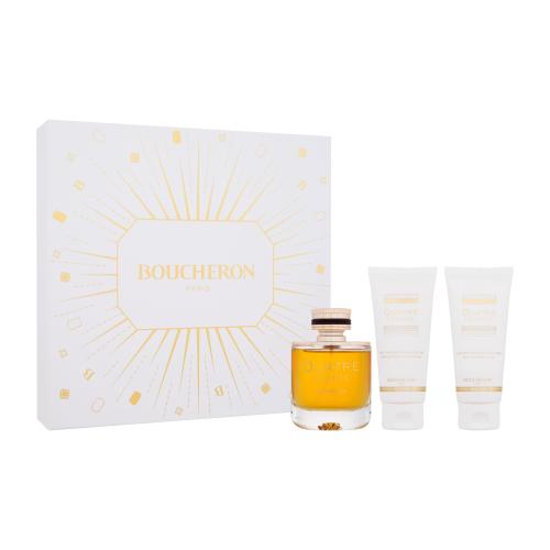 Boucheron Quatre Iconic darčeková kazeta pre ženy parfumovaná voda 100 ml  telové mlieko 100 ml  sprchovací gél 100 ml