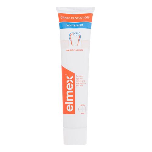 Elmex Caries Protection Whitening 75 ml bieliaca zubná pasta na ochranu pred zubným kazom unisex