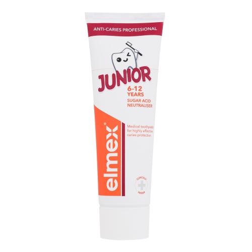 Elmex Anti-Caries Professional Junior 6-12 Years 75 ml zubná pasta proti zubnému kazu pre deti