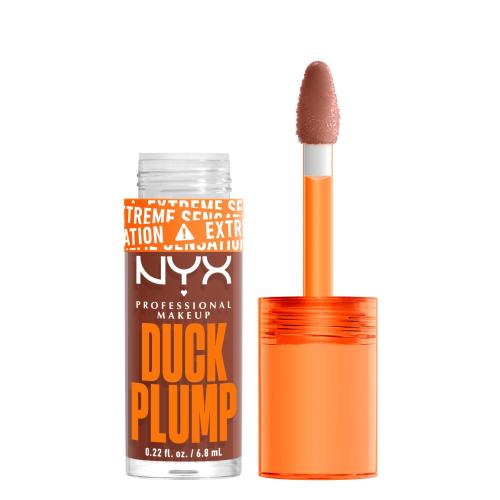 NYX Professional Makeup Duck Plump 6,8 ml lesk pre okamžite plné pery pre ženy 07 Mocha Me Crazy