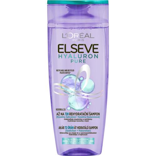 LOréal Paris Elseve Hyaluron Pure 250 ml šampón na vlasy s mastnými korienkami a suchými končekmi pre ženy