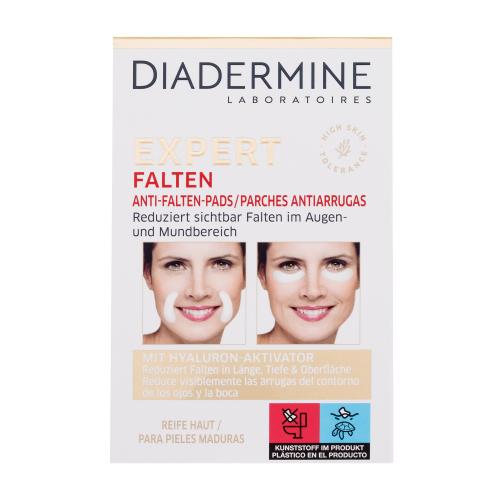 Diadermine Expert Anti-Wrinkle-Pads náplasti proti vráskam okolo očí a úst pre ženy náplasti proti vráskam 12 ks