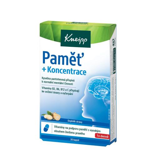 Kneipp Memory  Concentration 30 ks doplnok stravy na podporu pamäti a koncentrácie unisex
