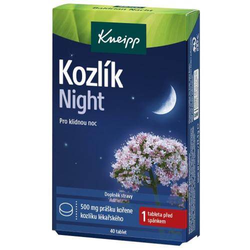 Kneipp Valerian Night 40 ks doplnok stravy na pokojný spánok unisex