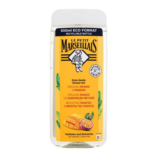 Le Petit Marseillais Extra Gentle Shower Gel Organic Mango  Passion 650 ml hydratačný sprchovací gél unisex