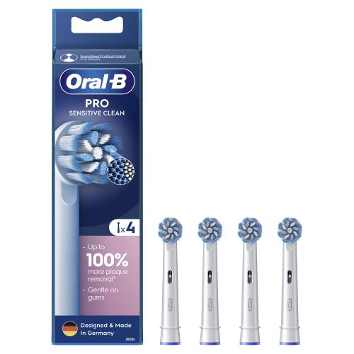 Oral-B Pro Sensitive Clean náhradná hlavica na elektrickú zubnú kefku unisex 4 ks náhradné hlavice