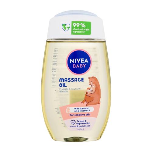 Nivea Baby Massage Oil 200 ml ochranný a vyživujúci telový olej pre deti